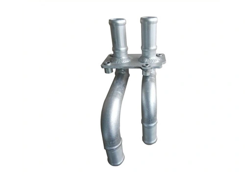 Aluminum pipe fittings for automobiles - inlet and outlet pipes